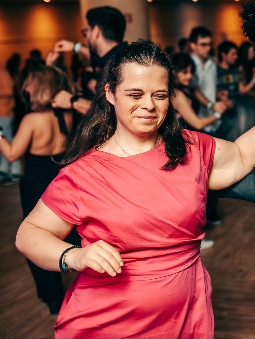 Michaela Fröhlich beim Tanzen, Salsa Soul in Bewegung